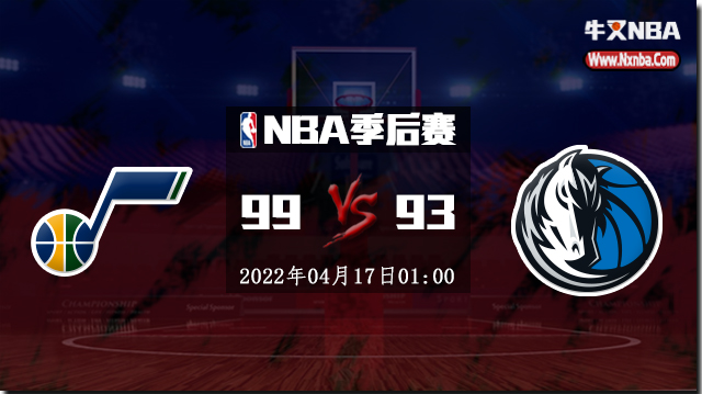 NBA简报：爵士99-93独行侠 米切尔32+6+6 博扬26分