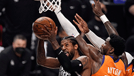 NBA简报：快船106-92太阳 乔治27+15+8 雷吉23分