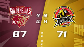 CBA简报：浙江87-71力克吉林 琼斯31+9+6 吴前13+7