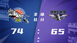 CBA简报:新疆74-65战胜北京 法尔首秀4+7&杰克逊21分