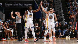 NBA简报:勇士131-98大胜开拓者 穆迪20分 J-格林20+8