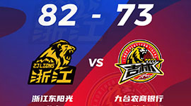 CBA简报:广厦82-73力克吉林 铭徽20+8 琼斯23+8+6