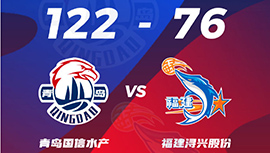 CBA简报:青岛122-76轻取福建 里斯28+5帽 王睿泽12分