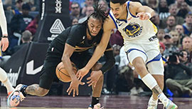 NBA简报:勇士120-114险胜骑士 普尔32分 加兰31+10