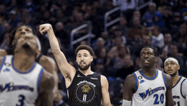 NBA简报:勇士135-126击败奇才 维金斯29+7 波尔津吉斯34+7