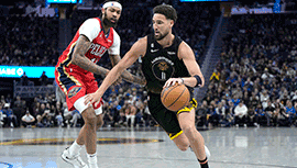 NBA简报:勇士108-99战胜鹈鹕 克莱27分 麦科勒姆25+6+5