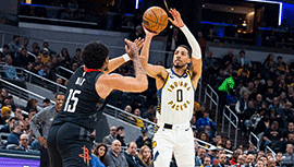 NBA简报:步行者134-125大胜火箭 哈利伯顿29+19 小史密斯30+12