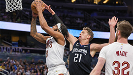 NBA简报:骑士118-94轻取魔术 铁林21分 萨格斯22分