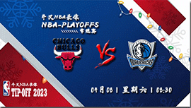 2023年04月08日 NBA常规赛 公牛vs独行侠 全场录像回放