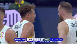 2023年08月27日 男篮世界杯 立陶宛男篮vs墨西哥男篮 全场录像回放