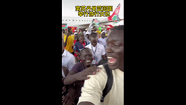 南苏丹男篮回国举行游行庆祝获得奥运会门票