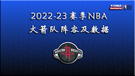 2022-23赛季NBA火箭队阵容及数据