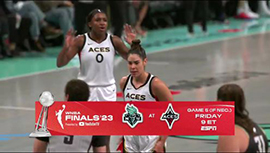 2023年10月19日 WNBA总决赛 拉斯维加斯王牌vs纽约自由人 全场录像回放