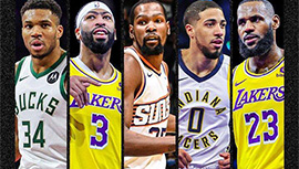 NBA季中赛最佳阵容出炉：詹姆斯&哈利伯顿&浓眉等入选
