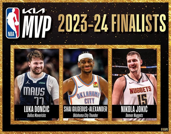NBA官宣常规赛 MVP：约基奇四年三获 可媲美四大名宿