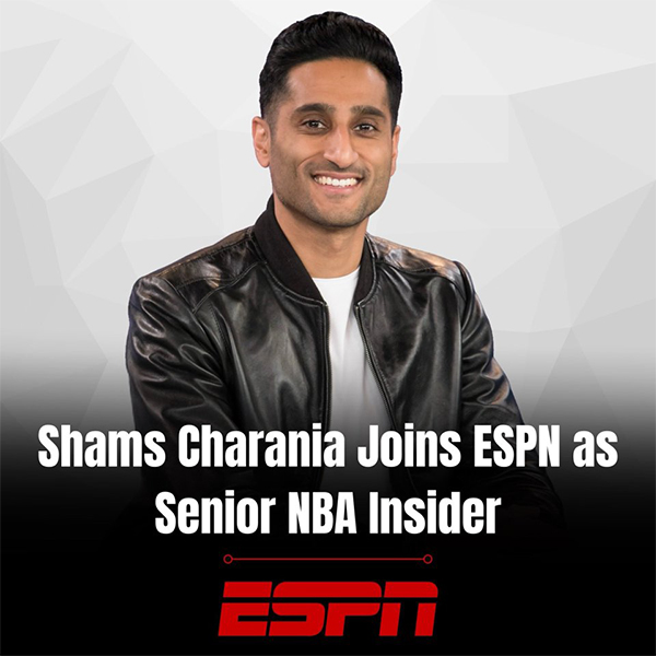 Shams 入驻 ESPN，扛起爆料大旗，年薪上涨成焦点