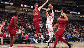 NBA简报:公牛139-137送骑士4连败 阿伦25+16 武切维奇18+12+6