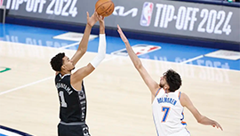 NBA简报；雷霆105-93轻取马刺 文班5中1拿生涯新低6分 切特19分5失误