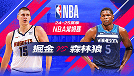 2024年11月02日 NBA常规赛 掘金vs森林狼 全场录像回放