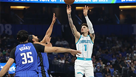 NBA简报:魔术114-89击败黄蜂 小瓦格纳三节32+8 鲍尔35+7 米勒14中2