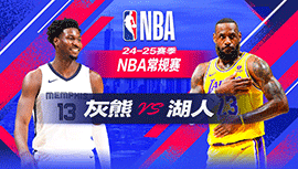 2024年11月14日 NBA常规赛 灰熊vs湖人 全场录像回放