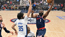 NBA简报:快船104-93终结魔术 哈登24+7+5 祖巴茨17+12 小瓦14+6+6+4断