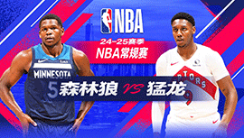 2024年11月22日 NBA常规赛 森林狼vs猛龙 全场录像回放