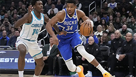 NBA简报:雄鹿125-119战胜黄蜂 字表合砍63分 鲍尔生涯新高50+10