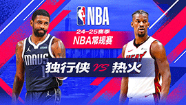 2024年11月25日 NBA常规赛 独行侠vs热火 全场录像回放