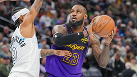 NBA简报: 森林狼109-82胜湖人 詹眉30中8合计仅得22分 华子13投3中