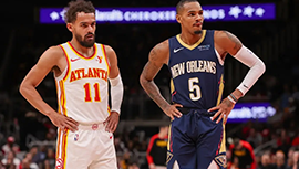 NBA简报:老鹰124-112大胜鹈鹕 特雷-杨12+8+15 麦科勒姆29+6