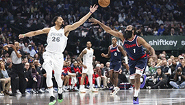 NBA简报:快船118-95轻取独行侠 哈登24+7 鲍科比29+6+5 东欧缺阵 克莱22分