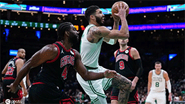 NBA简报:公牛117-108绿军 拉文36分 道苏姆17+8 塔图姆31+10