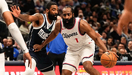 NBA简报:独行侠113-103快船 克莱16分4断 欧文25中6 哈登里程悲