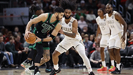 NBA简报:绿军123-98复仇公牛 塔图姆43+16+10 波津22+7 武切维奇19+10