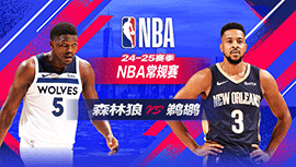 2025年01月08日 NBA常规赛 森林狼vs鹈鹕 全场录像回放