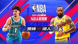 2025年01月10日 NBA常规赛 黄蜂vs湖人 全场录像回放