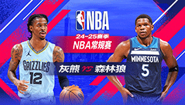 2025年01月12日 NBA常规赛 灰熊vs森林狼 全场录像回放