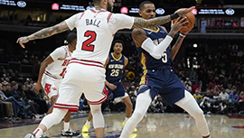 NBA简报:鹈鹕119-113击败公牛 墨菲32+6 锡安21+7+9 武切维奇22+15