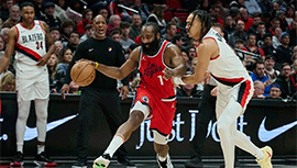 NBA简报:快船118-89大胜开拓者 哈登三节19+6 鲍威尔23+5