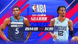 2025年01月21日 NBA常规赛 森林狼vs灰熊 全场录像回放