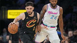 NBA简报:骑士126-106大胜热火 米切尔34+6 小莫布里22+15 希罗22+6