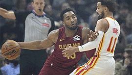 NBA简报:骑士137-115轻取老鹰 加兰26+7 里萨谢30分 吹杨16中5