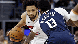 NBA简报:独行侠102-117惜败活塞 欧文28+6 康宁汉姆40+6 杜伦16+13