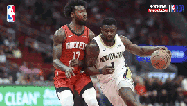 NBA简报:火箭146-117击溃鹈鹕 狄龙27分 阿门伤退 锡安20分