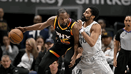 NBA简报:太阳125-116大胜独行侠 杜兰特21+9+8 布克24+6 马绍尔34+9+10