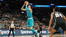 NBA简报:黄蜂145-134马刺 鲍尔27+14 马威14+10 卡斯尔26分